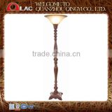 CE UL approved antique brown indoor resin decorative hotel room floor lamp