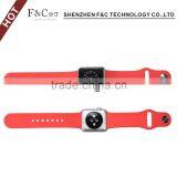 Soft Silicone Strap for IWatch Sport Band With Stainless Steel Buckle