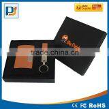 Classical Corporate Gift Sets With Leather Keychain and Business Card Holder thumbnail-3