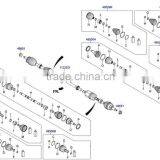 MOBIS NEW SHAFT AND JOINT ASSY-CV 4WD SET FOR HYNDAI SANTA FE 2010-16 MNR