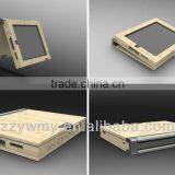 Protective Bamboo Aluminum IPad Case