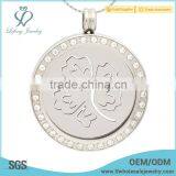 Luck Four Leaf Clover Coin Locket,coin Pendants Design thumbnail-1