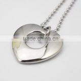 316L Stainless Steel Heart Shape Pendant Fashion Necklace thumbnail-2