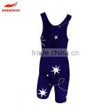 Manufacturer 100% Polyester Fitness Cheap Wrestling Singlets for Sale thumbnail-2