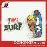 Soft PVC Surf Refrigerator Magnet Art thumbnail-1