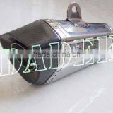 Racing Motorbike/Superbike Oblique Hexagonal Stainless Steel Muffler thumbnail-3