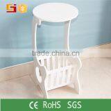 Livingroom Multifunctional WPC End Table Wooden Floor Standing End Table thumbnail-1