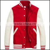 Newest Style Men and Women Pure Color Sweethearts Outfit Baseball Uniform Cardigan Add Wool Fleece Jacket thumbnail-4