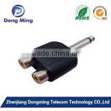 Mono 6.5 Male to RCA Female 1to 2