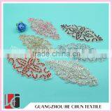 HC-2076 Each Color Resin Bead Made Appliques ,Wholesale Rhinestone Applique For Wedding Dress 2015 Hot Sale