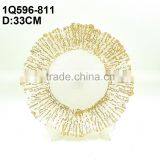 13 Inch Wholesale Charger Plates in Color Painted by Spinning in Cheap Price thumbnail-3