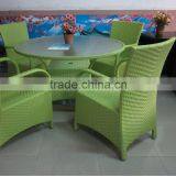 Outdoor Furniture Coffee Shop Comfortable Elegant Chat Rattan Garden Set YPS001 thumbnail-5
