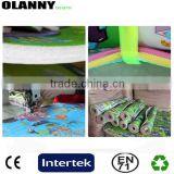 OEM foldable colorful double sides play mat
