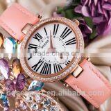 2016 Wholesale OEM Fashion Lady Quartz Watch , Stainless Steel Golden Luxury Branded Watches Women Quality Choice thumbnail-4