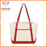 New Design Cheap Cotton 12 OZ. Custom Logo Canvas Shopper Tote Bag thumbnail-6