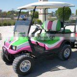 4 Passenger Electric Golf Cart. Shown With Custom Paint, Tires and Speakers thumbnail-1