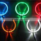 Red Color Waterproof 80mm Led Angel Eyes Head Lamp Xenon Bulb CE-certificate Headlight for Car Led Halo Rings Kit thumbnail-5