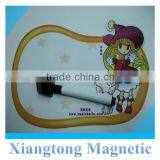 Fridge magnet notepad with dry marker pen for promotion