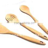 Multifunctional Natural Bamboo Dishes Spoon With 3 Shapes