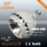 High quality PAR30 LED spotLight,35w LED spotlight,E27 led spotlight ra>90