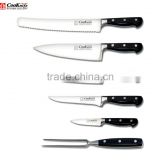 ABS Plastic and Stainless Steel Handle 6-Piece Kitchen Knives Set