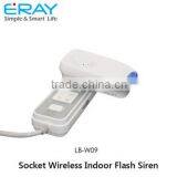 Wireless Smart Plug 110 db Indoor Siren With Flashing Light LB-W09