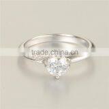 2016 New Arrival S925 Silver Wedding Diamond Rings thumbnail-6