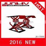 JUNHV JH-F3000 Small Platform Scissor Car Lift With CE thumbnail-1