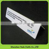 Custom Double Sided Reserved Sign Acrylic Tabletop UV Printing Sign