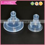 Non-toxic Transparent Silicone Baby Nipple with Funny Design