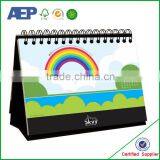 Spiral Bound High Quality Folded Table Spiral Bound Desk Calendar Printing thumbnail-1