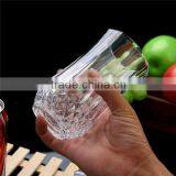 High White Material Drinking Juice Glass Cup Diamond Shape Whiskey Glass Cup Promotional Glass Cup for Sale thumbnail-4
