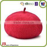 Custom Various Colors Fashion Women Wool Beret Hats Wholesale thumbnail-5