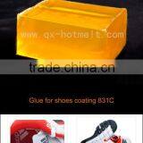 Good quality hot melt block type shoes glue