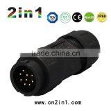 SK19-9P IP67 Soldering Electric Cable Wire Waterproof Connector thumbnail-3