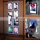 Window Cable hanging acrylic material real estate led display