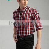 2015 Bladies New Bamboo Fiber Shirts For Men Plaid Shirts For Men thumbnail-4