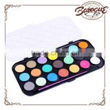 Baroque 21 Color Watercolor Paint Set With Small Size Water Brush, 21 Paint Cakes in A Plastic Plate