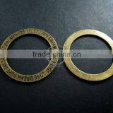 35mm Vintage Style Bronze Plated Alloy Round Circle Hope Trust Love Dream Engraved Pendant Charm DIY Supplies 1810203 thumbnail-2