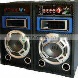 Wooden Cheap Box Dj Home Theatre Speakers With SD USB FM Wireless Mic thumbnail-2