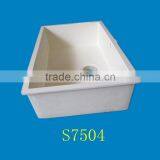 Customized Solid Surface Kitchen Sink, White Undermount Sinks