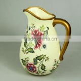 Wholesale ceramic flower pot, cemetery flower pot(AM-FP04)