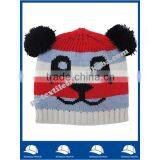new product for 2014 Wholesale china manufacture OEM CUSTOM LOGO winter animal baby panda beanie hat and cap