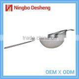 Hot Sale Double Ears Colander Stainless Steel Metal Mesh Strainer With Long Handle thumbnail-5