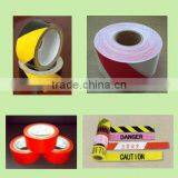 Red and White PE Security and Protection Warning Tape