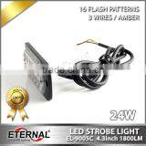 Truck Strobe Light 24W Led Signal Light Emergency Led Bulb Flashing Warning Amber Lamp for Farm Tractor Equipment thumbnail-2