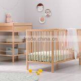 120x60cm Mattress Europe Nursery Wooden Baby Cot Bed thumbnail-6