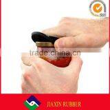 Durable Round Shape Silicone Coaster Black Silicone Rubber Drink Coasters Cup Mats 10 cm thumbnail-6