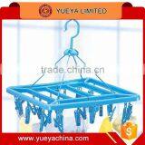 24 Pegs Rectangle Laundry Hang Folding Hanger Underwear Clothes Socks Laundry Dryer Dry Clip Peg Dorm Hook thumbnail-2