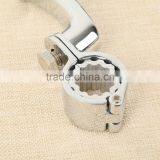 1 1/4" Bar 25 30 35 Long Angled Adjustable Highway Peg Mount For Suzuki Kawasaki thumbnail-4